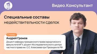 Специальные составы недействительности сделок