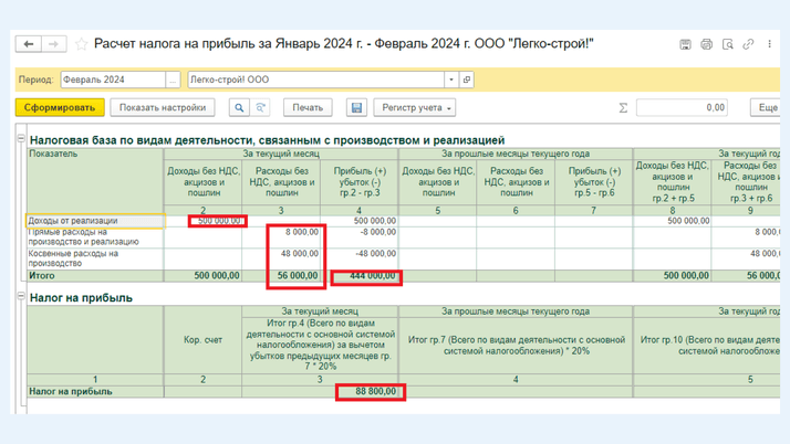 <span>Доходы от реализации в графе 2</span>